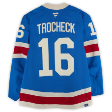 Игровая джерси Vincent Trocheck New York Rangers Fanatics Authentic #16 Blue Centennial vs. Boston Bruins on January 26, 2026
