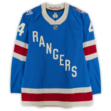 Игровая джерси Braden Schneider New York Rangers Fanatics Authentic #4 Blue Centennial vs. Boston Bruins on January 26, 2026 Игровая джерси Braden Schneider New York Rangers Fanatics Authentic #4 Blue Centennial vs. Boston Bruins on January 26, 2026