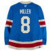 Игровая джерси J.T. Miller New York Rangers Fanatics Authentic #8 Blue Centennial vs. Boston Bruins on January 26, 2026