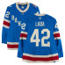 Игровая джерси Noah Laba New York Rangers Fanatics Authentic #42 Blue Centennial vs. Boston Bruins on January 26, 2026