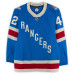 Игровая джерси Noah Laba New York Rangers Fanatics Authentic #42 Blue Centennial vs. Boston Bruins on January 26, 2026