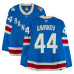 Игровая джерси Vladislav Gavrikov New York Rangers Fanatics Authentic #44 Blue Centennial vs. Boston Bruins on January 26, 2026 Игровая джерси Vladislav Gavrikov New York Rangers Fanatics Authentic #44 Blue Centennial vs. Boston Bruins on January 26, 2026