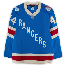 Игровая джерси Vladislav Gavrikov New York Rangers Fanatics Authentic #44 Blue Centennial vs. Boston Bruins on January 26, 2026