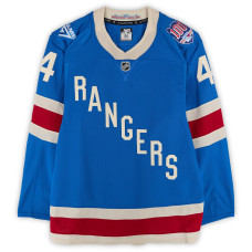 Игровая джерси Braden Schneider New York Rangers Fanatics Authentic #4 Blue Centennial vs. Carolina Hurricanes on February 5, 2026 Игровая джерси Braden Schneider New York Rangers Fanatics Authentic #4 Blue Centennial vs. Carolina Hurricanes on February 5, 2026