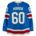 Игровая джерси Scott Morrow New York Rangers Fanatics Authentic #60 Blue Centennial vs. Boston Bruins on January 26, 2026