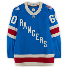 Игровая джерси Scott Morrow New York Rangers Fanatics Authentic #60 Blue Centennial vs. Boston Bruins on January 26, 2026 Игровая джерси Scott Morrow New York Rangers Fanatics Authentic #60 Blue Centennial vs. Boston Bruins on January 26, 2026