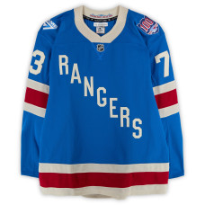 Игровая джерси Matt Rempe New York Rangers Fanatics Authentic #73 Blue Centennial vs. Boston Bruins on January 26, 2026
