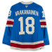 Игровая джерси Urho Vaakanainen New York Rangers Fanatics Authentic #18 Blue Centennial vs. Boston Bruins on January 26, 2026