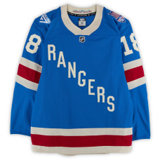 Игровая джерси Urho Vaakanainen New York Rangers Fanatics Authentic #18 Blue Centennial vs. Boston Bruins on January 26, 2026