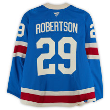 Игровая джерси Matthew Robertson New York Rangers Fanatics Authentic #29 Blue Centennial vs. Boston Bruins on January 26, 2026 Игровая джерси Matthew Robertson New York Rangers Fanatics Authentic #29 Blue Centennial vs. Boston Bruins on January 26, 2026