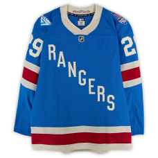 Игровая джерси Matthew Robertson New York Rangers Fanatics Authentic #29 Blue Centennial vs. Boston Bruins on January 26, 2026 Игровая джерси Matthew Robertson New York Rangers Fanatics Authentic #29 Blue Centennial vs. Boston Bruins on January 26, 2026