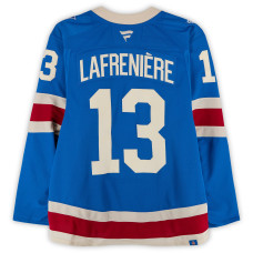 Игровая джерси Alexis Lafreniere New York Rangers Fanatics Authentic #13 Blue Centennial vs. Carolina Hurricanes on February 5, 2026