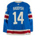 Игровая джерси Taylor Raddysh New York Rangers Fanatics Authentic #14 Blue Centennial vs. Carolina Hurricanes on February 5, 2026