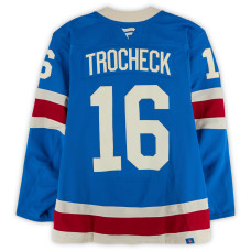 Игровая джерси Vincent Trocheck New York Rangers Fanatics Authentic #16 Blue Centennial vs. Carolina Hurricanes on February 5, 2026