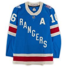 Игровая джерси Vincent Trocheck New York Rangers Fanatics Authentic #16 Blue Centennial vs. Carolina Hurricanes on February 5, 2026