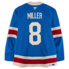 Игровая джерси J.T. Miller New York Rangers Fanatics Authentic #8 Blue Centennial vs. Carolina Hurricanes on February 5, 2026