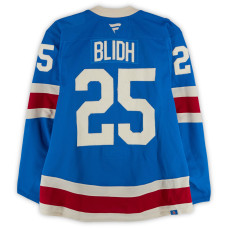 Игровая джерси Anton Blidh New York Rangers Fanatics Authentic #25 Blue Centennial vs. Carolina Hurricanes on February 5, 2026 Игровая джерси Anton Blidh New York Rangers Fanatics Authentic #25 Blue Centennial vs. Carolina Hurricanes on February 5, 2026