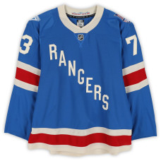 Игровая джерси Matt Rempe New York Rangers Fanatics Authentic #73 Blue Centennial vs. Carolina Hurricanes on February 5, 2026