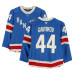 Игровая джерси Vladislav Gavrikov New York Rangers Fanatics Authentic #44 Blue Centennial vs. Carolina Hurricanes on February 5, 2026