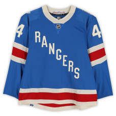 Игровая джерси Vladislav Gavrikov New York Rangers Fanatics Authentic #44 Blue Centennial vs. Carolina Hurricanes on February 5, 2026