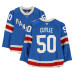 Игровая джерси Will Cuylle New York Rangers Fanatics Authentic #50 Blue Centennial vs. Carolina Hurricanes on February 5, 2026 Игровая джерси Will Cuylle New York Rangers Fanatics Authentic #50 Blue Centennial vs. Carolina Hurricanes on February 5, 2026