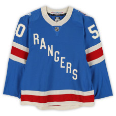 Игровая джерси Will Cuylle New York Rangers Fanatics Authentic #50 Blue Centennial vs. Carolina Hurricanes on February 5, 2026