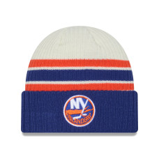 New York Islanders New Era Cream/Royal Vintage Cuffed Knit Hat New York Islanders New Era Cream/Royal Vintage Cuffed Knit Hat