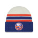 New York Islanders New Era Cream/Royal Vintage Cuffed Knit Hat