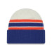 New York Islanders New Era Cream/Royal Vintage Cuffed Knit Hat