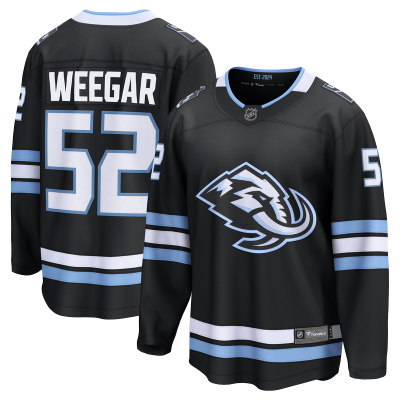 Джерси Utah Mammoth MacKenzie Weegar Fanatics Black Home Breakaway