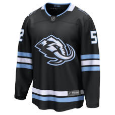 Джерси Utah Mammoth MacKenzie Weegar Fanatics Black Home Breakaway