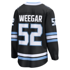 Джерси Utah Mammoth MacKenzie Weegar Fanatics Black Home Breakaway