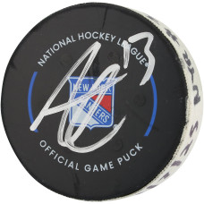 Шайба с игры Alexis Lafreniere New York Rangers Autographed Fanatics Authentic vs. Dallas Stars on January 7, 2025 - First of Two Goals Scored Шайба с игры Alexis Lafreniere New York Rangers Autographed Fanatics Authentic vs. Dallas Stars on January 7, 2025 - First of Two Goals Scored