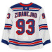 Игровая джерси Mika Zibanejad New York Rangers Autographed Fanatics Authentic #93 White vs. Pittsburgh Penguins on October 9, 2024