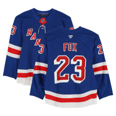 Игровая джерси Adam Fox New York Rangers Autographed Fanatics Authentic #23 Blue Set 2 from the 2024-25 NHL Season