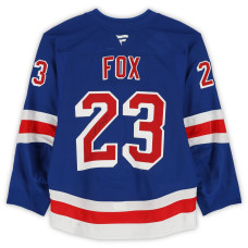 Игровая джерси Adam Fox New York Rangers Autographed Fanatics Authentic #23 Blue Set 2 from the 2024-25 NHL Season