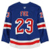 Игровая джерси Adam Fox New York Rangers Autographed Fanatics Authentic #23 Blue Set 2 from the 2024-25 NHL Season
