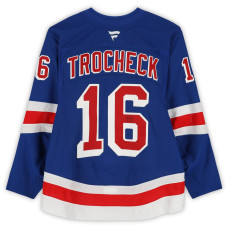 Игровая джерси Vincent Trocheck New York Rangers Autographed Fanatics Authentic #16 Blue vs. Utah Hockey Club on October 12, 2024 Игровая джерси Vincent Trocheck New York Rangers Autographed Fanatics Authentic #16 Blue vs. Utah Hockey Club on October 12, 2024