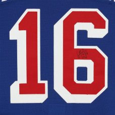 Игровая джерси Vincent Trocheck New York Rangers Autographed Fanatics Authentic #16 Blue vs. Utah Hockey Club on October 12, 2024 Игровая джерси Vincent Trocheck New York Rangers Autographed Fanatics Authentic #16 Blue vs. Utah Hockey Club on October 12, 2024