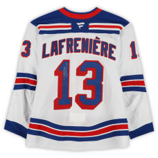 Игровая джерси Alexis Lafreniere New York Rangers Autographed Fanatics Authentic #13 White Set 3 from the 2024-25 NHL Season Игровая джерси Alexis Lafreniere New York Rangers Autographed Fanatics Authentic #13 White Set 3 from the 2024-25 NHL Season