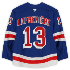 Игровая джерси Alexis Lafreniere New York Rangers Autographed Fanatics Authentic #13 Blue Set 2 from the 2024-25 NHL Season Игровая джерси Alexis Lafreniere New York Rangers Autographed Fanatics Authentic #13 Blue Set 2 from the 2024-25 NHL Season