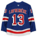 Игровая джерси Alexis Lafreniere New York Rangers Autographed Fanatics Authentic #13 Blue Set 2 from the 2024-25 NHL Season