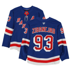 Игровая джерси Mika Zibanejad New York Rangers Autographed Fanatics Authentic #93 Blue Set 2 from the 2024-25 NHL Season Игровая джерси Mika Zibanejad New York Rangers Autographed Fanatics Authentic #93 Blue Set 2 from the 2024-25 NHL Season