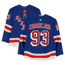 Игровая джерси Mika Zibanejad New York Rangers Autographed Fanatics Authentic #93 Blue Set 3 from the 2024-25 NHL Season Игровая джерси Mika Zibanejad New York Rangers Autographed Fanatics Authentic #93 Blue Set 3 from the 2024-25 NHL Season
