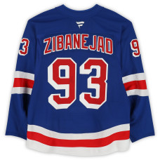 Игровая джерси Mika Zibanejad New York Rangers Autographed Fanatics Authentic #93 Blue Set 3 from the 2024-25 NHL Season Игровая джерси Mika Zibanejad New York Rangers Autographed Fanatics Authentic #93 Blue Set 3 from the 2024-25 NHL Season
