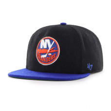 Бейсболка New York Islanders 47 Black/Royal Aldrich 2-Tone Captain
