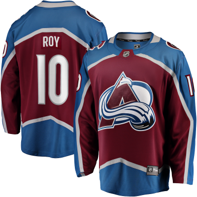 Джерси Colorado Avalanche Nicolas Roy Fanatics Burgundy Home Breakaway