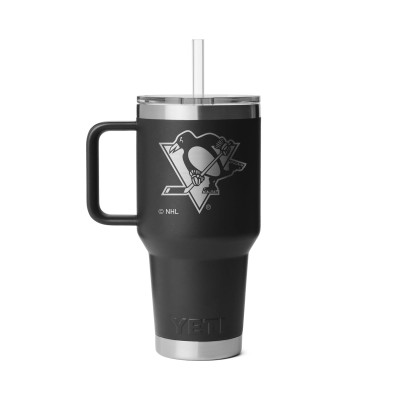 Кружка Pittsburgh Penguins YETI 35oz. Rambler 2.0 Straw