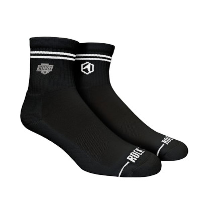 Носки Unisex Los Angeles Kings Rock Em Black Casual Stripe Quarter-Length