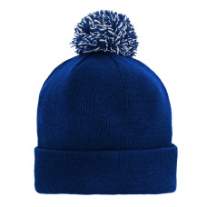 Детская шапка с помпоном Toronto Maple Leafs Outerstuff Cuffed - Blue
